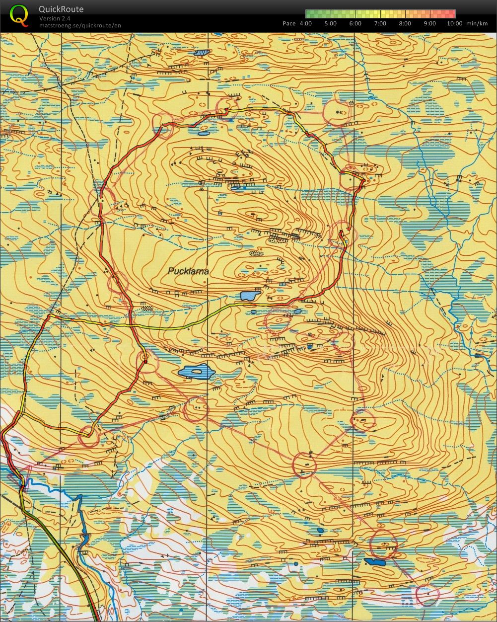 Långpass Vålådalen (2012-10-13)