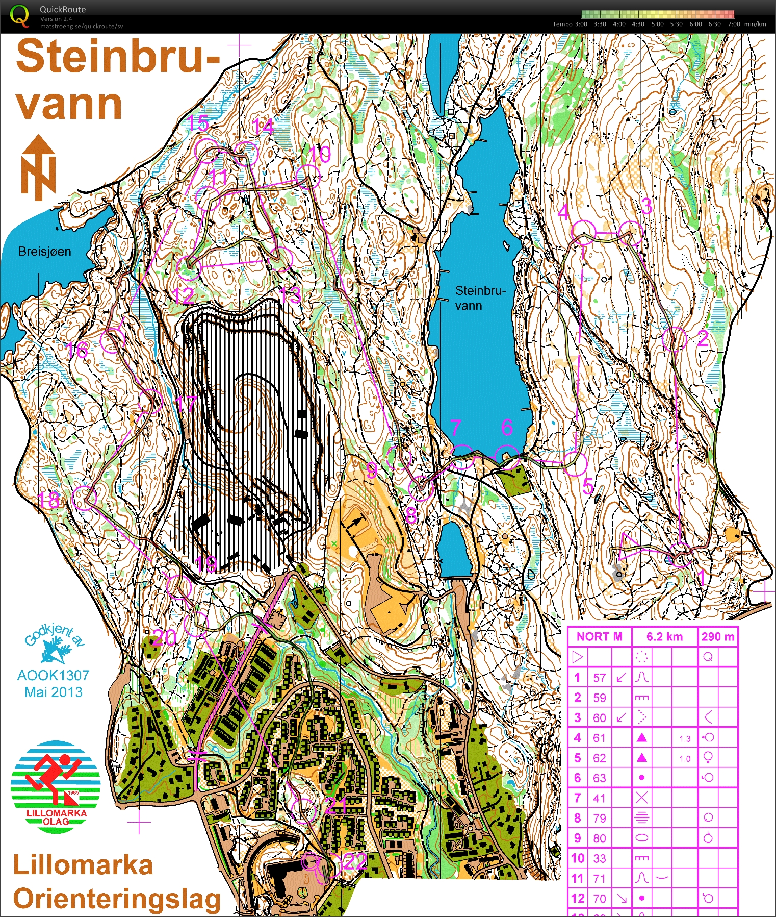 Nordic Orienteering Tour, etapp 2 (02.06.2013)