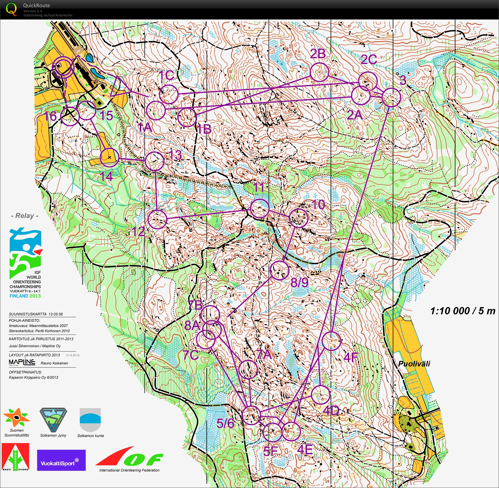 VM-stafett (2013-07-13)