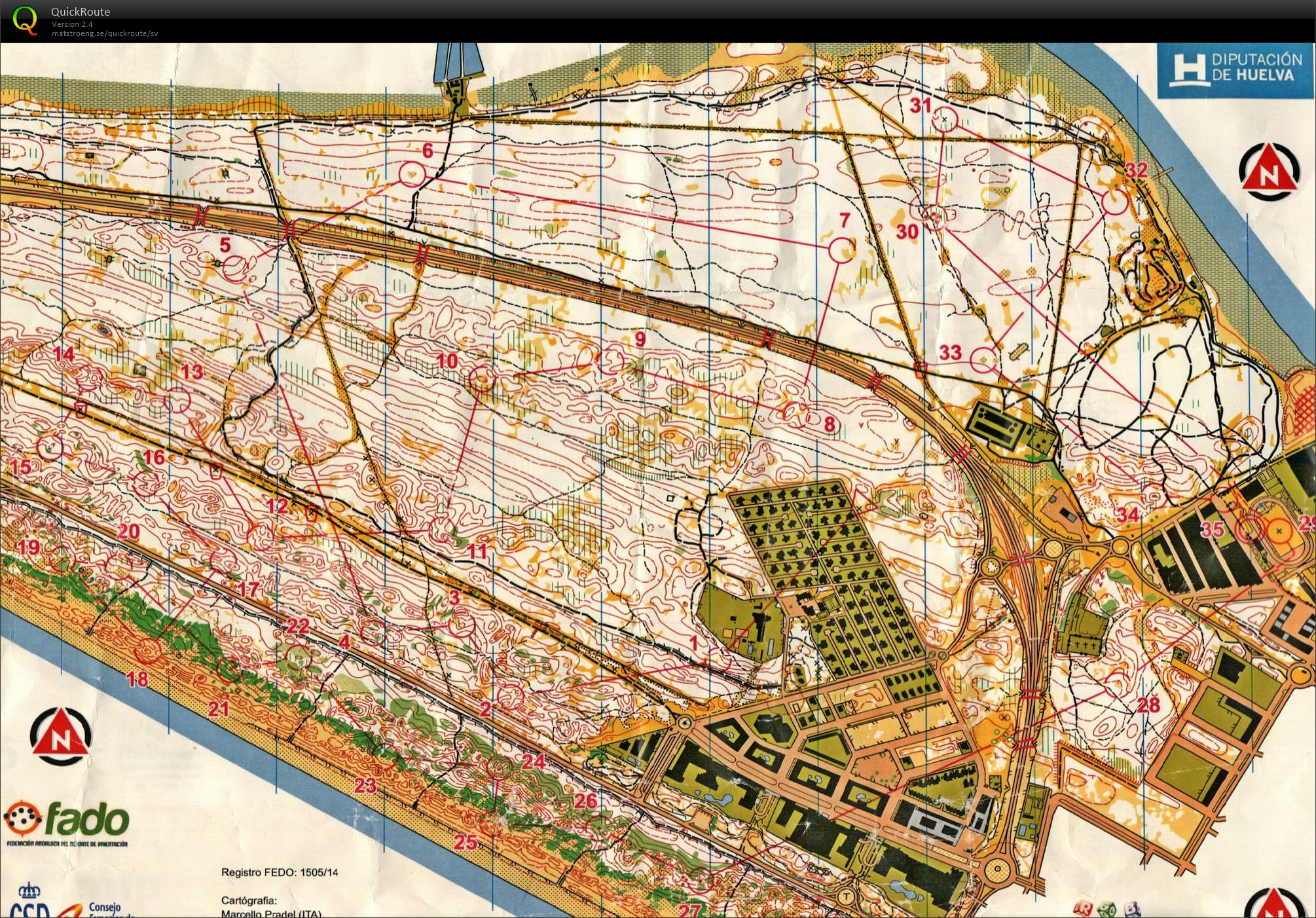 Andalucia O-meeting - Longdistance (16/02/2014)