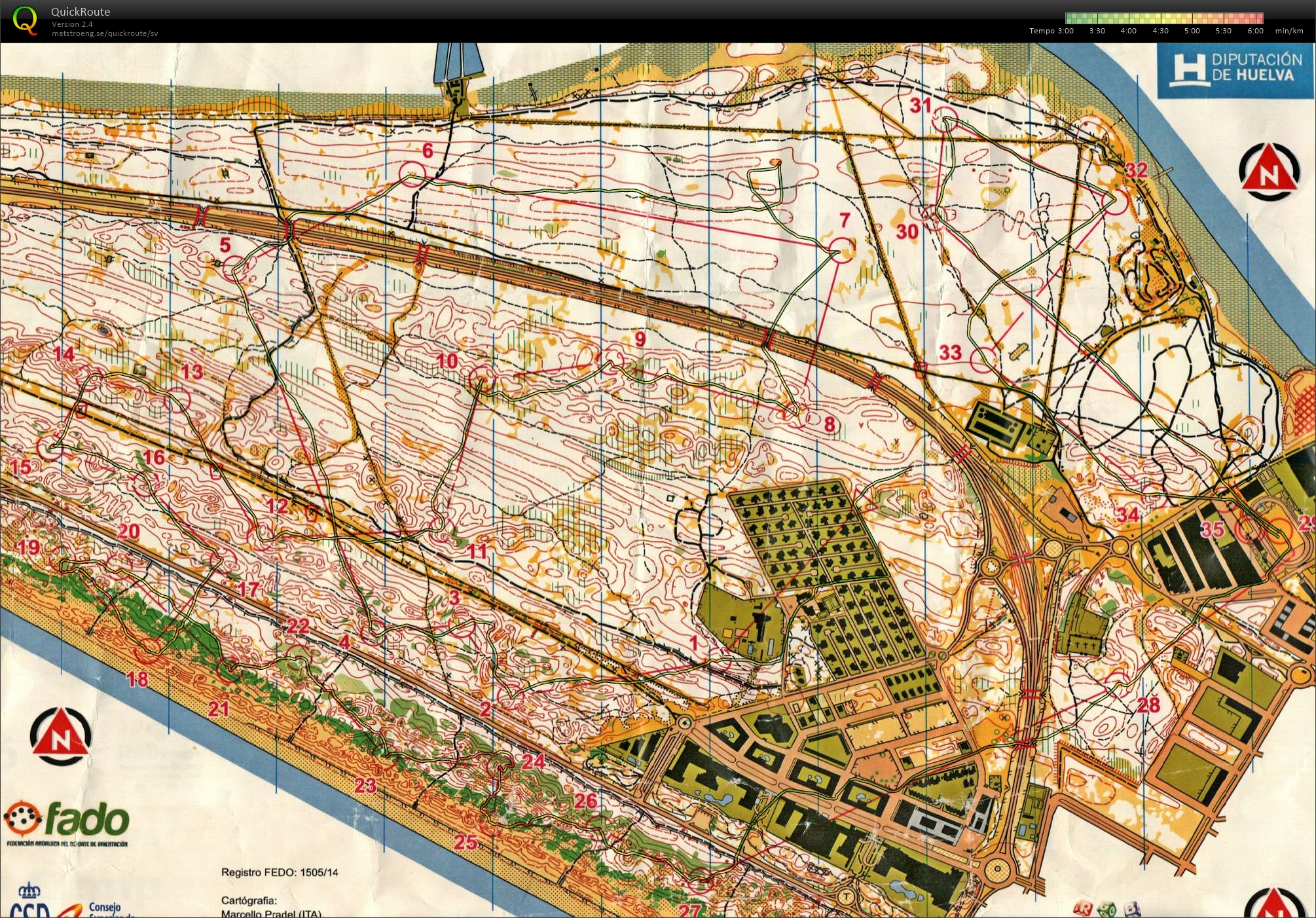 Andalucia O-meeting - Longdistance (16/02/2014)