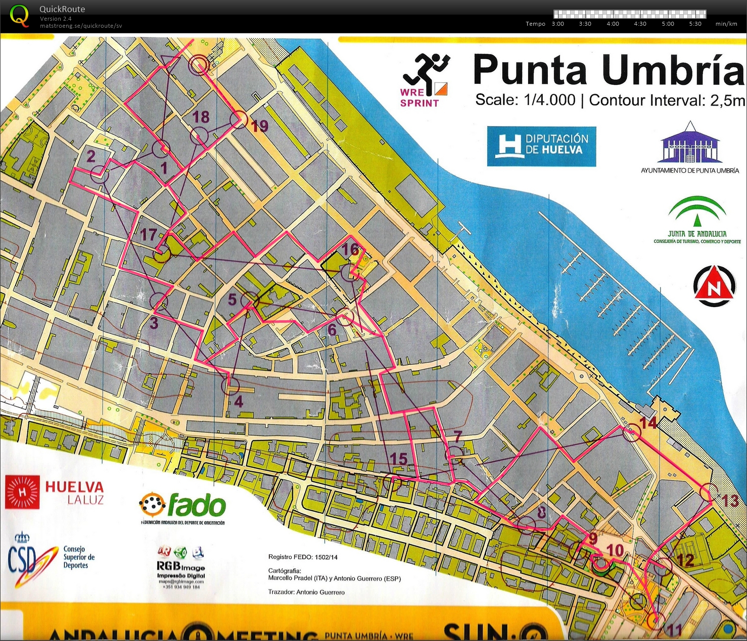 Andalucia O-meeting - WRE Sprint (15/02/2014)