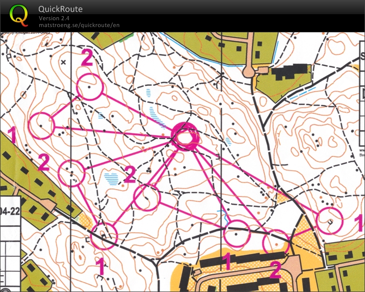 Skogssprintslingor 1 (22.04.2014)