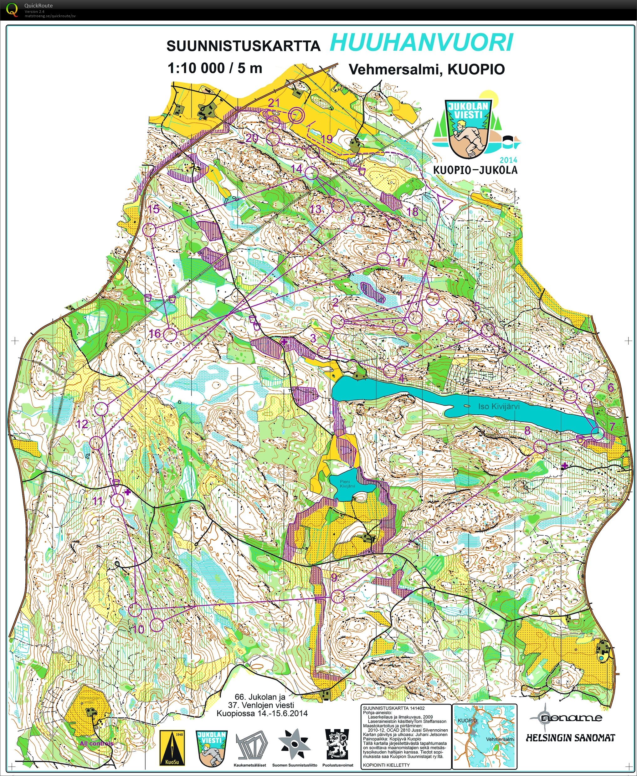 Kuopio-Jukola (15.06.2014)