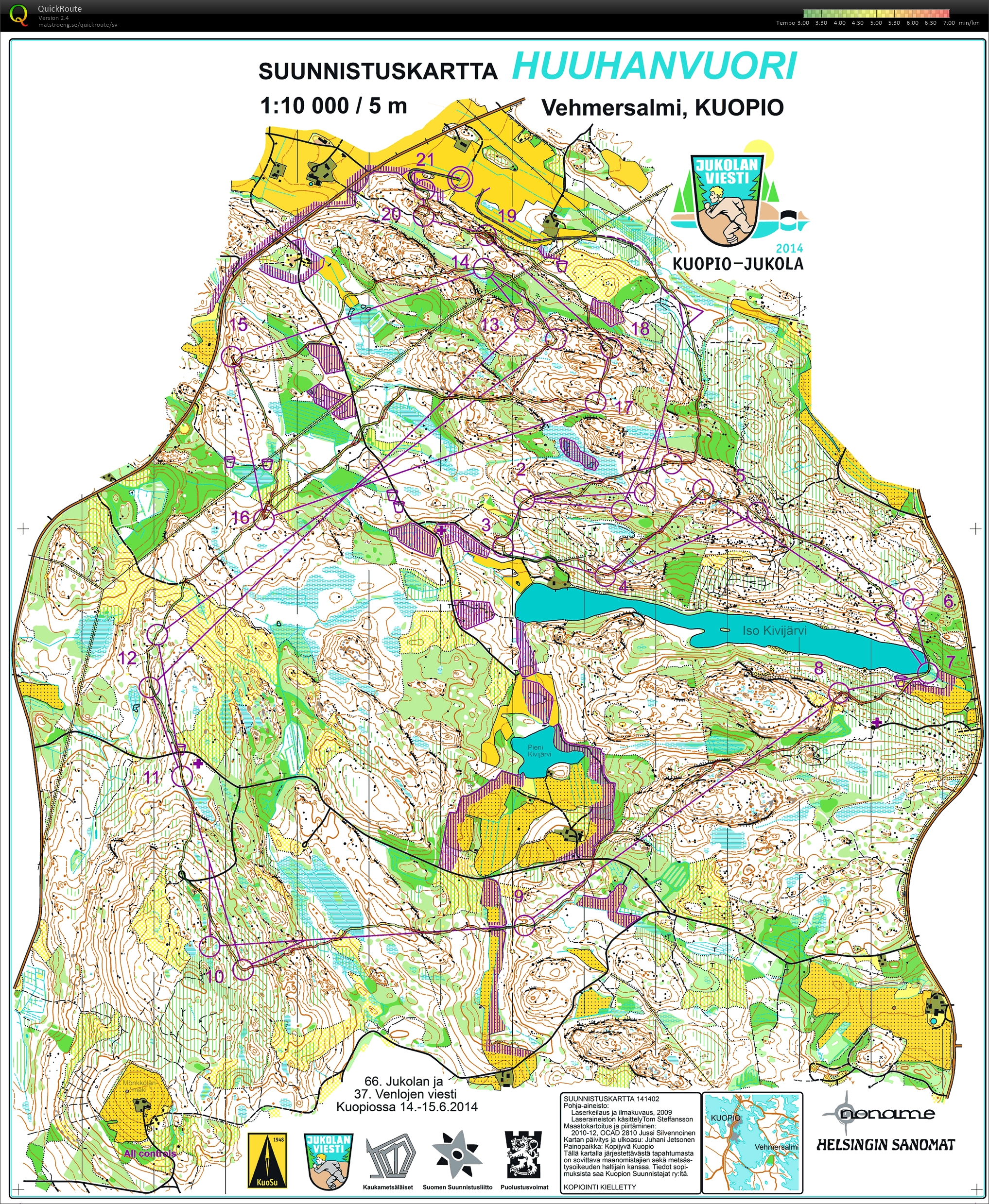 Kuopio-Jukola (15/06/2014)