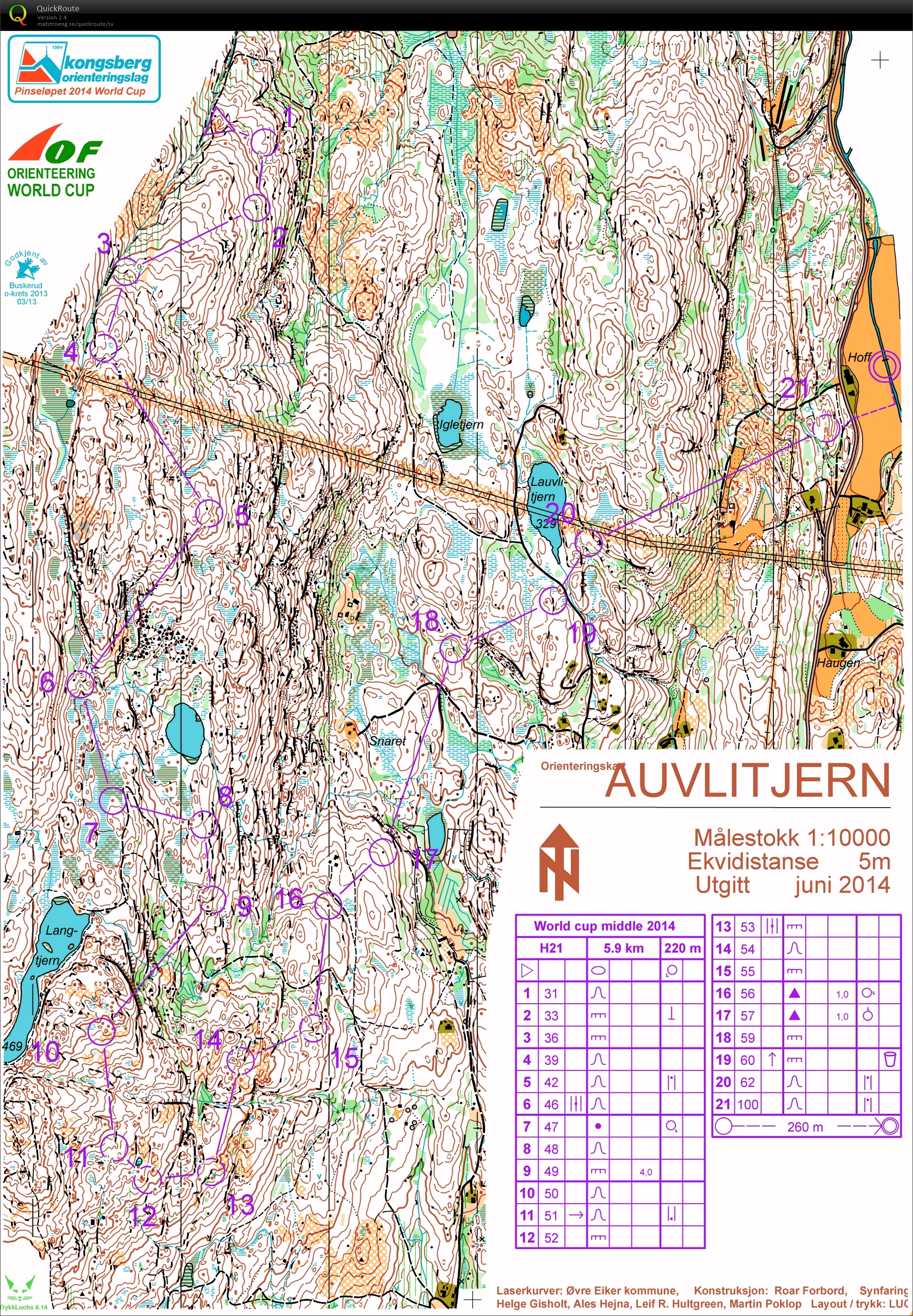 Omlöpning WC #7 (2014-08-11)