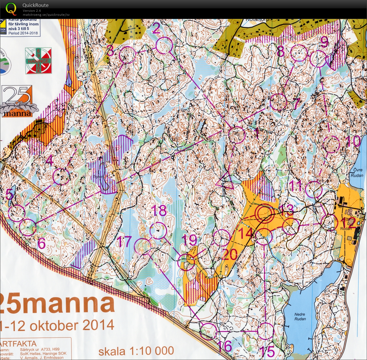 25manna: Sträcka 25 (11/10/2014)