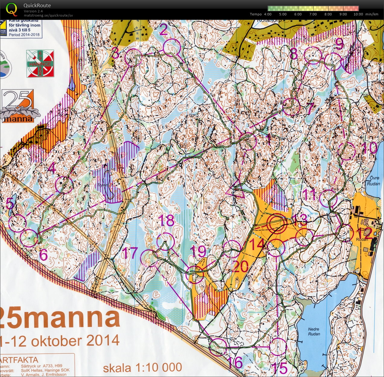 25manna: Sträcka 25 (11/10/2014)