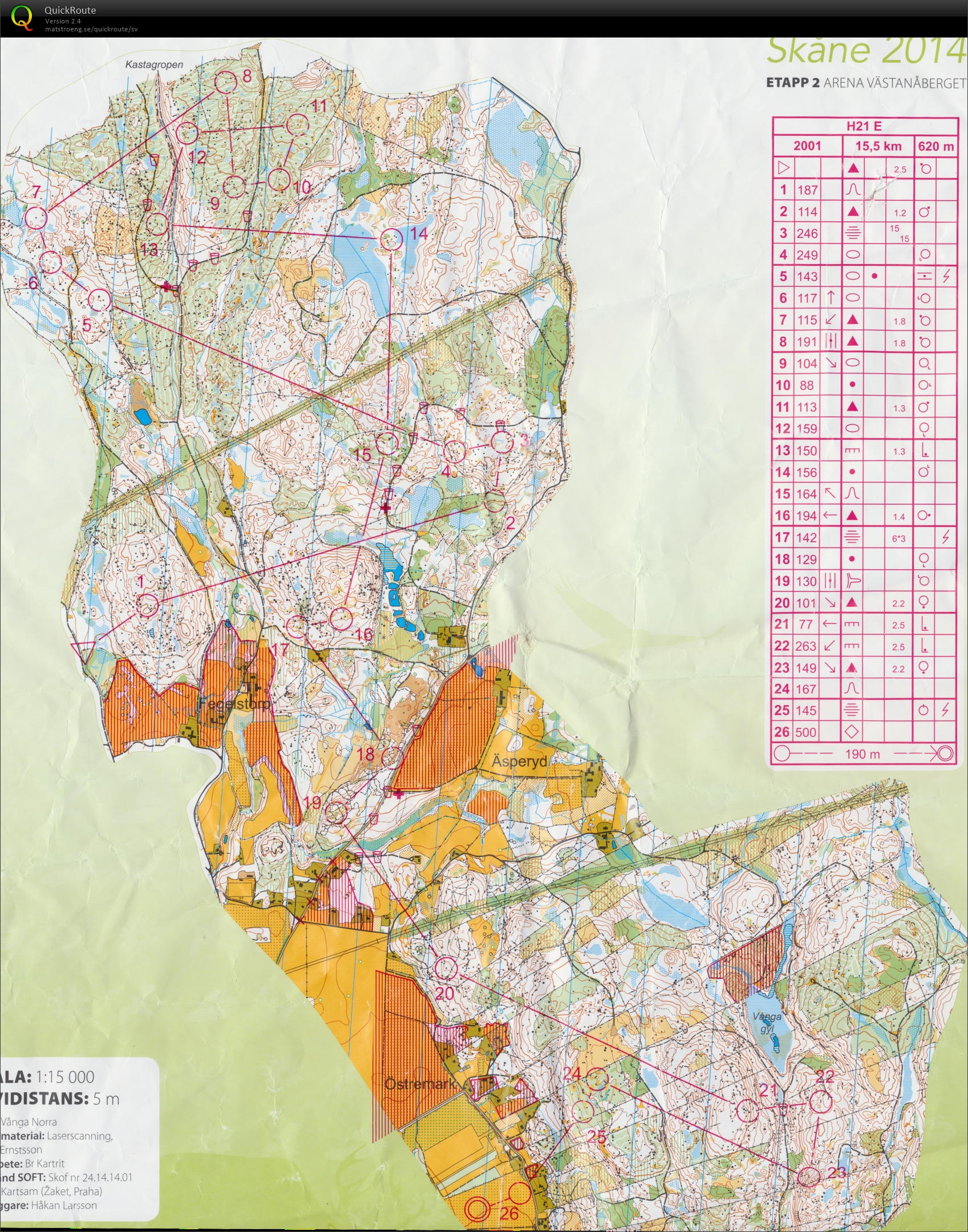 O-ringen, e2 (21.07.2014)