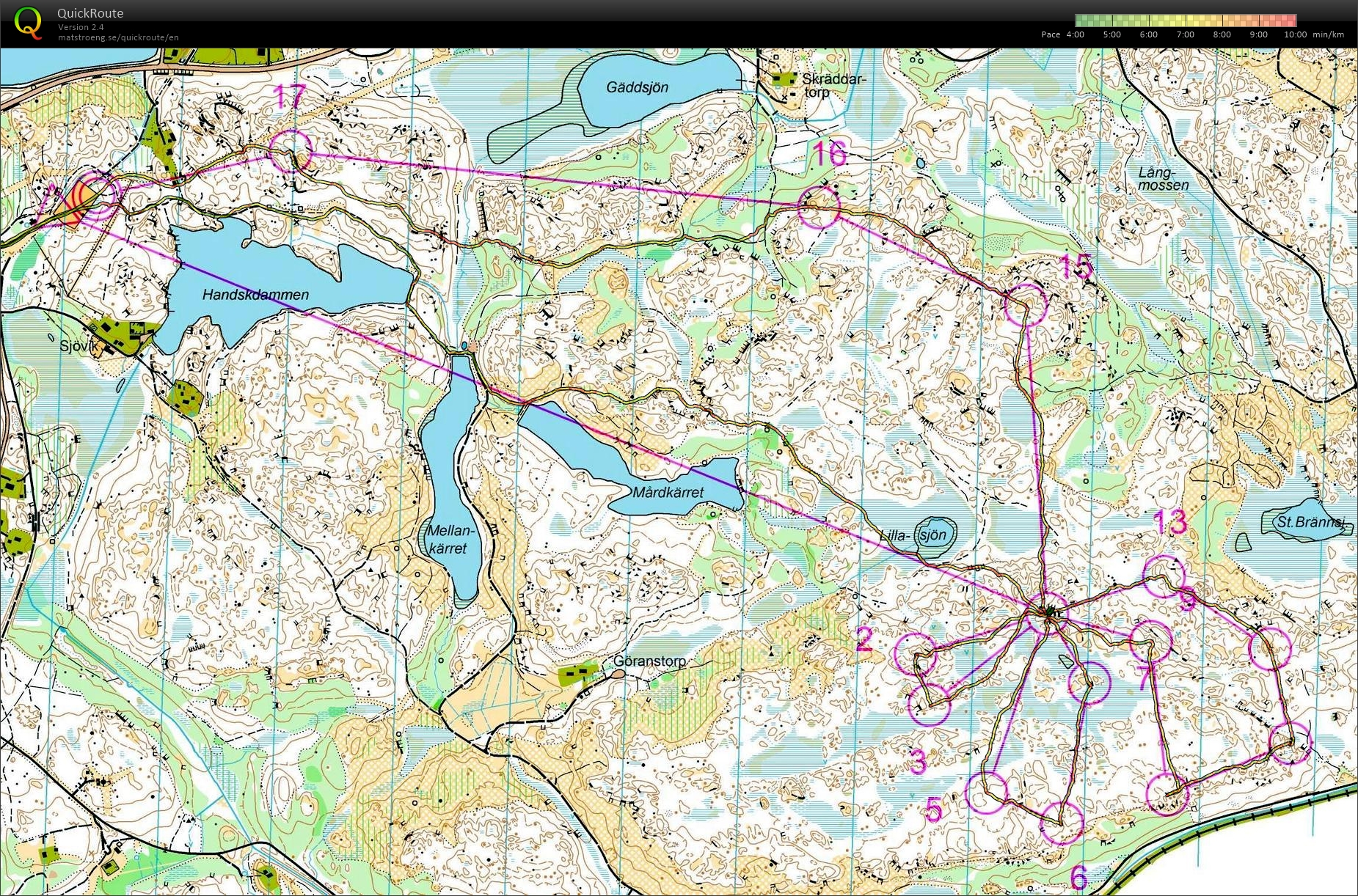 Påskläger, pass 1: Natt, masstart (2015-04-06)