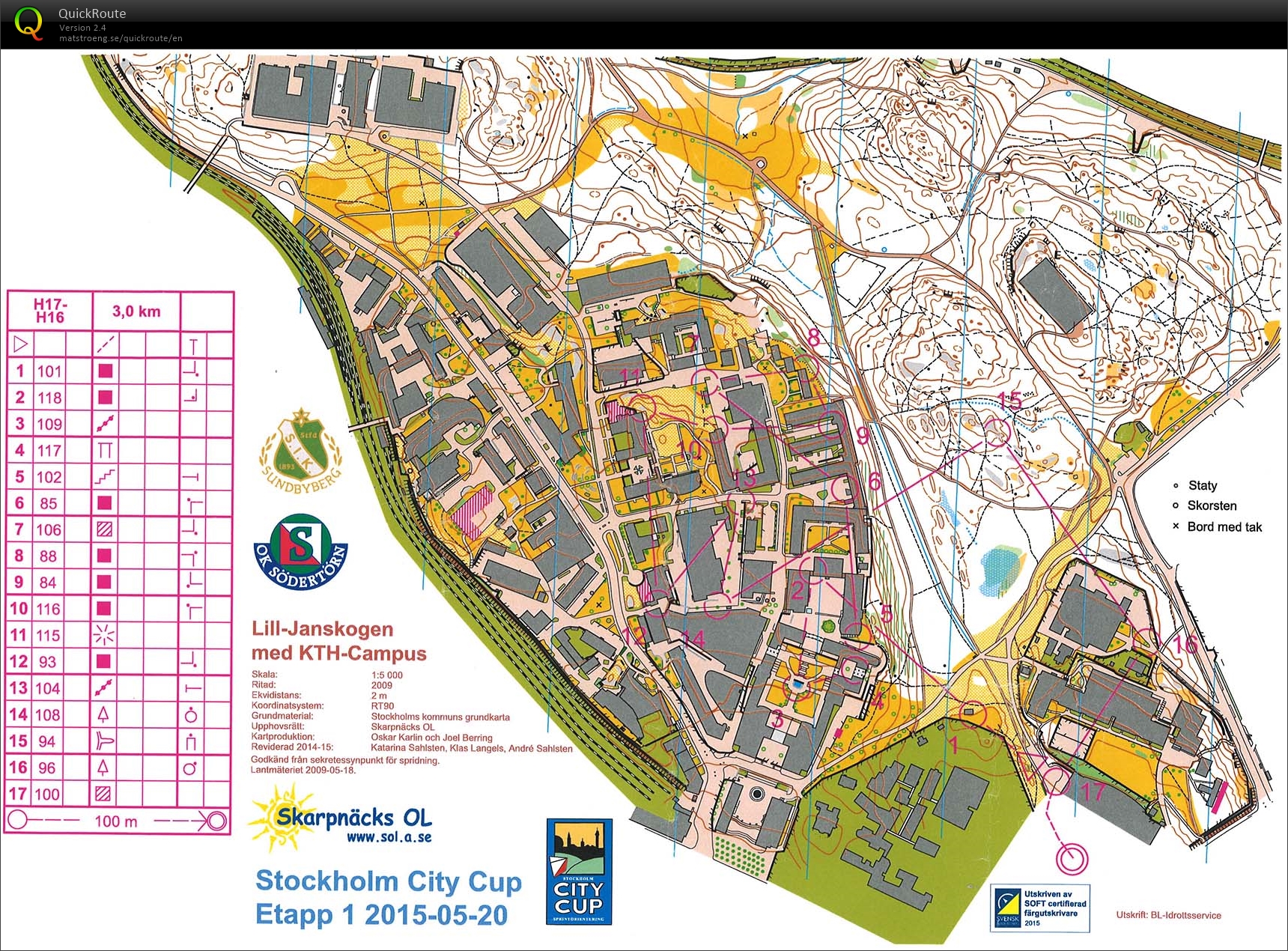 Stockholm City Cup #1 (20-05-2015)