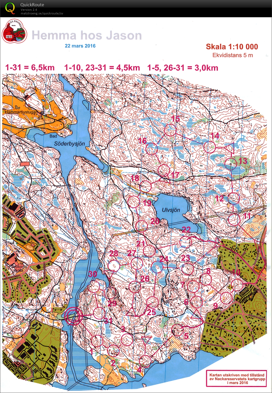 Natt-OL-intervaller (22-03-2016)