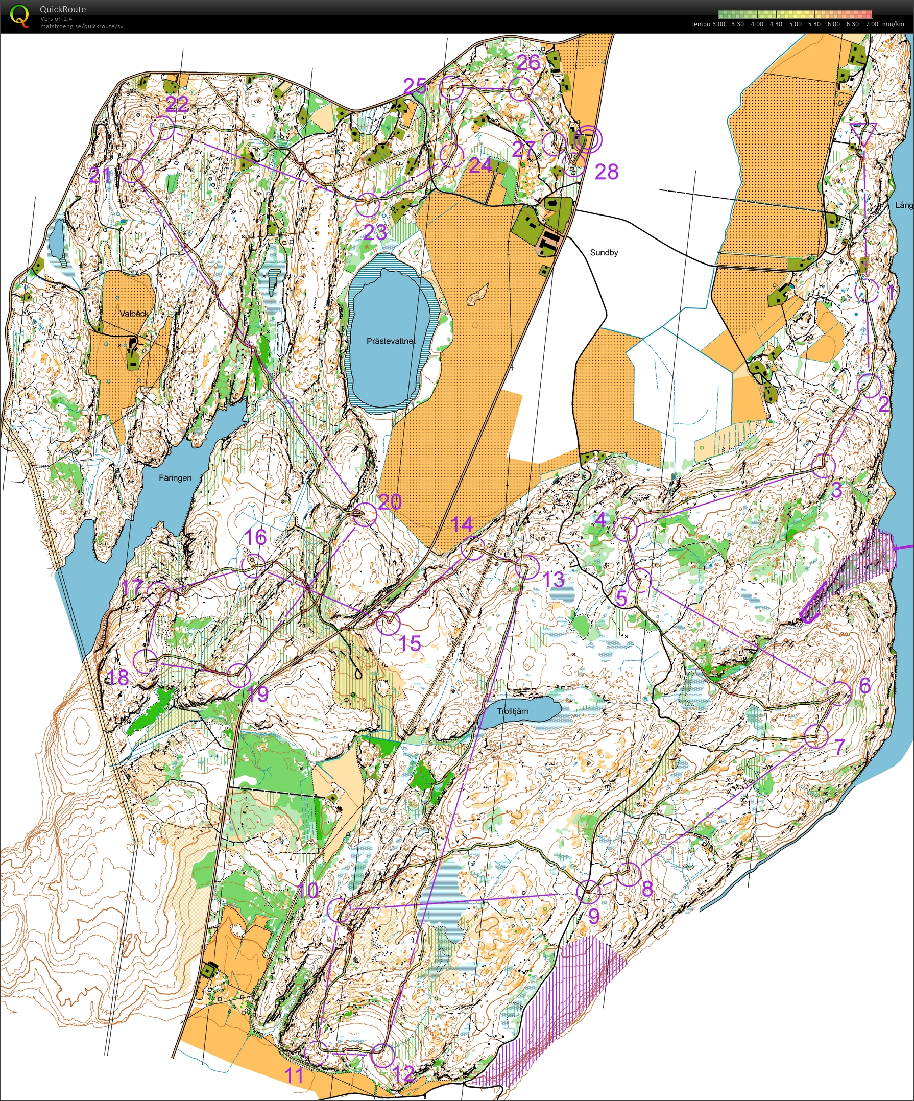 VM-test, långdistans (2016-06-12)