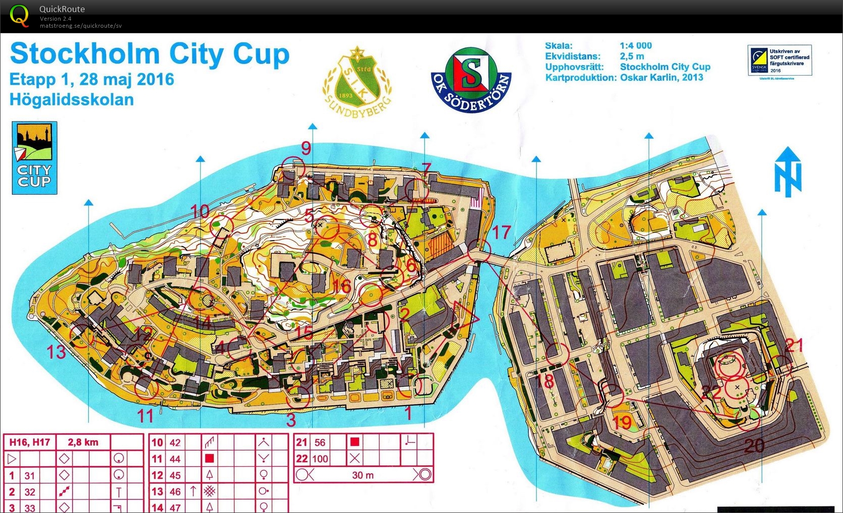 Stockholm City Cup #1 (18/05/2016)