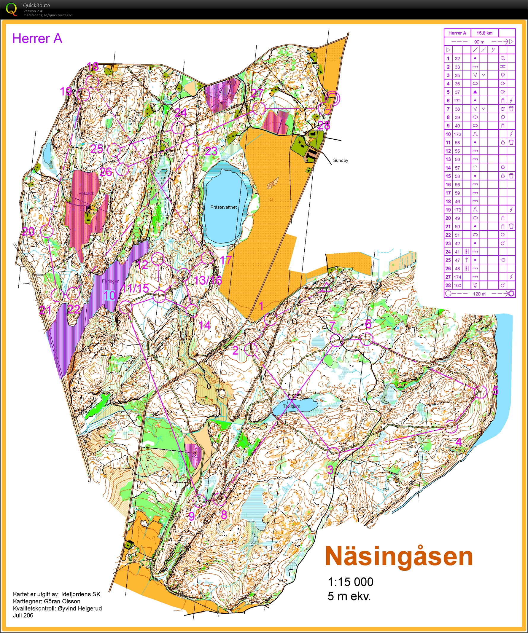 Norges VM-test, lång (17-07-2016)