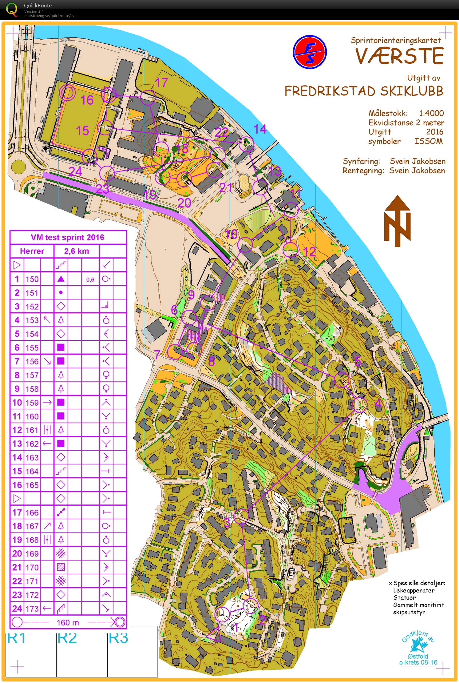 Norges VM-test, sprint (14-07-2016)