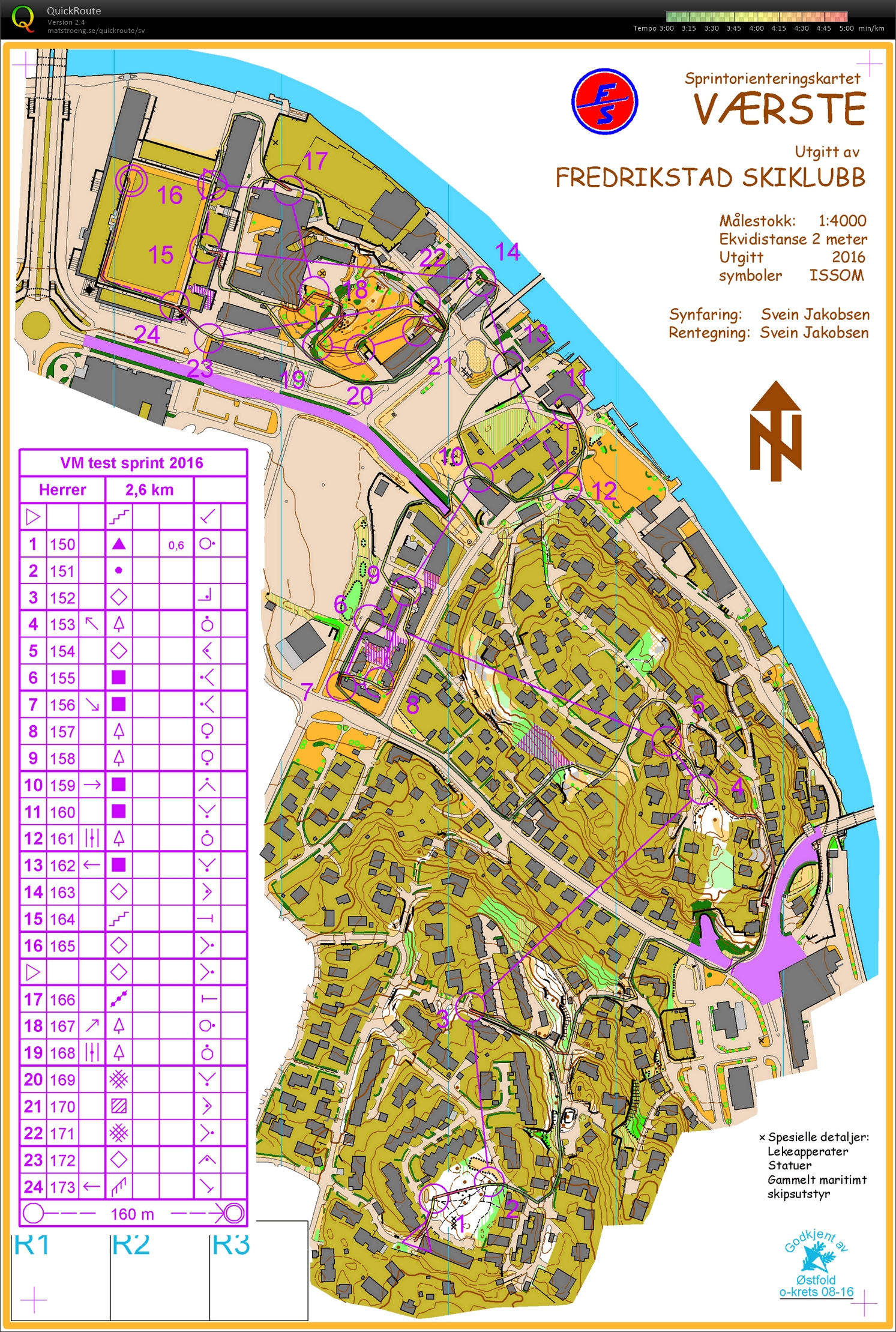 Norges VM-test, sprint (14/07/2016)