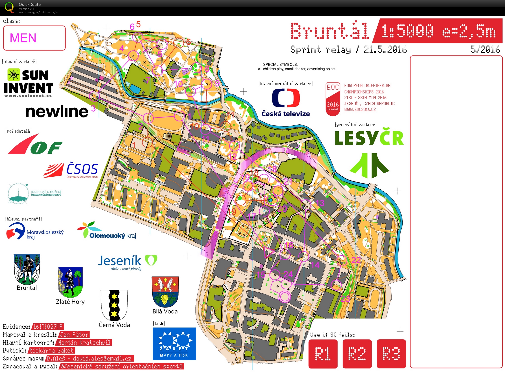 EM sprintstafett (2016-05-21)