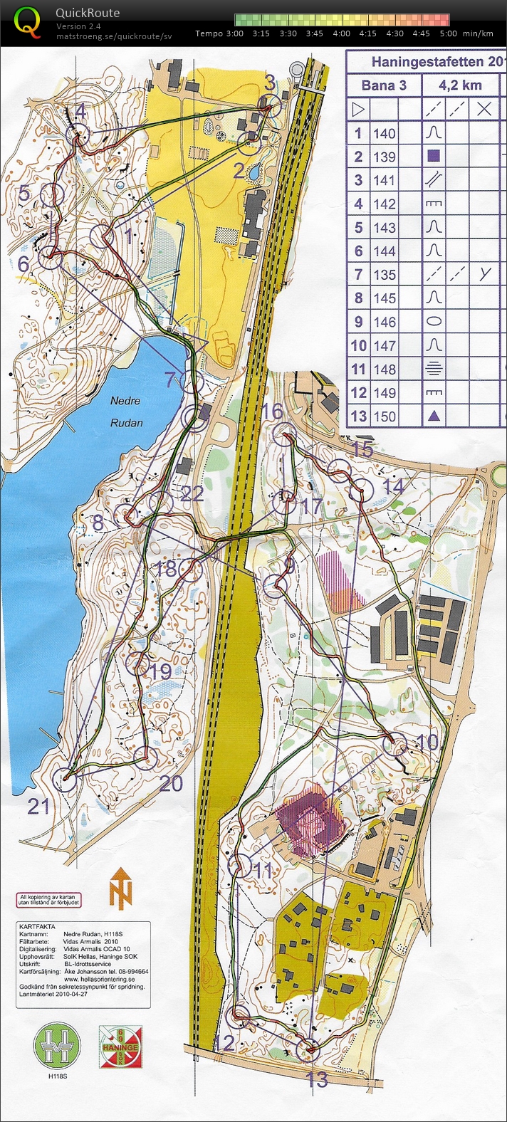 Haninge sprintstaffet, ÖM5 (2016-10-22)