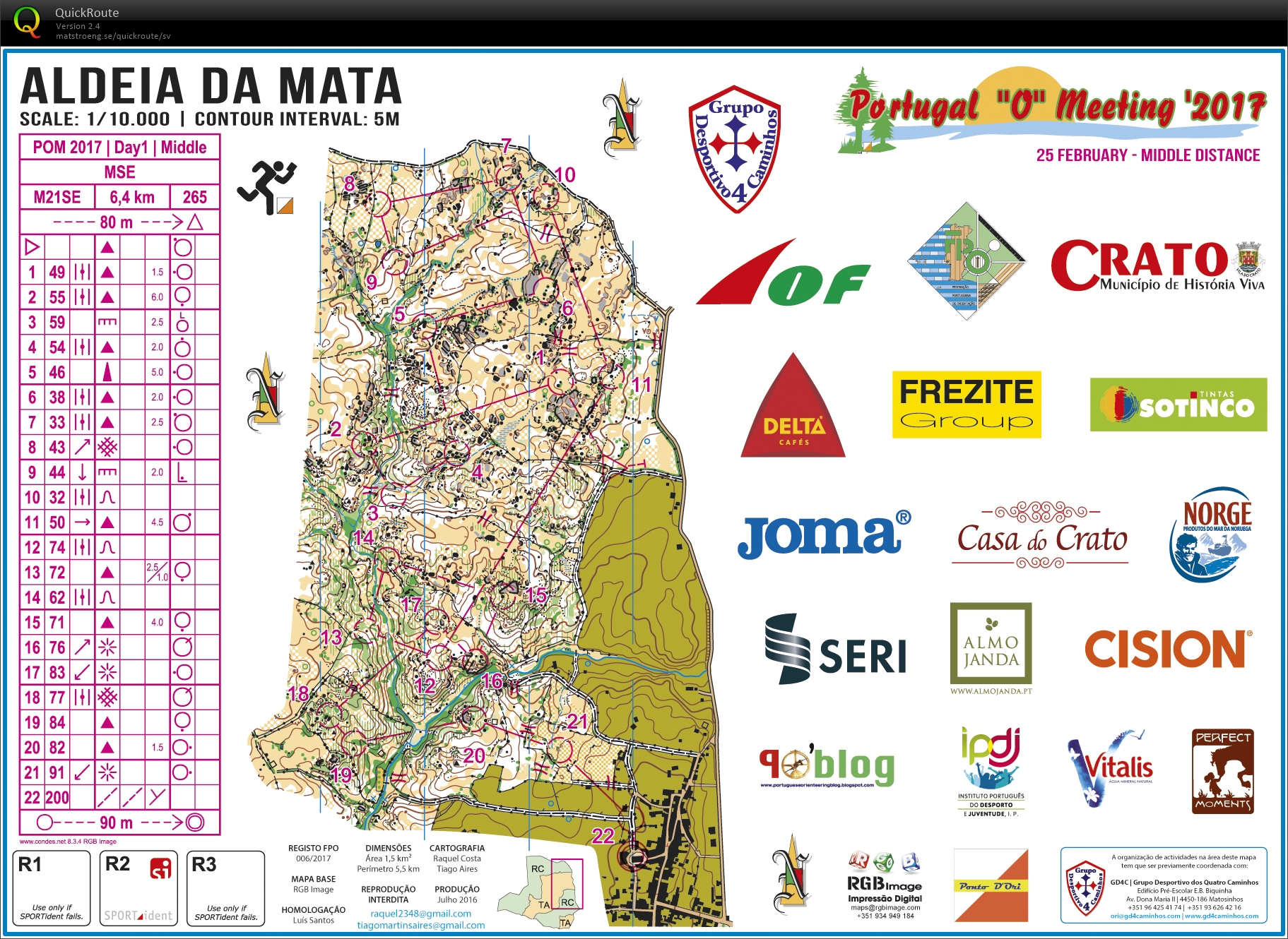 Portugal O Meeting, etapp 1 (25/02/2017)