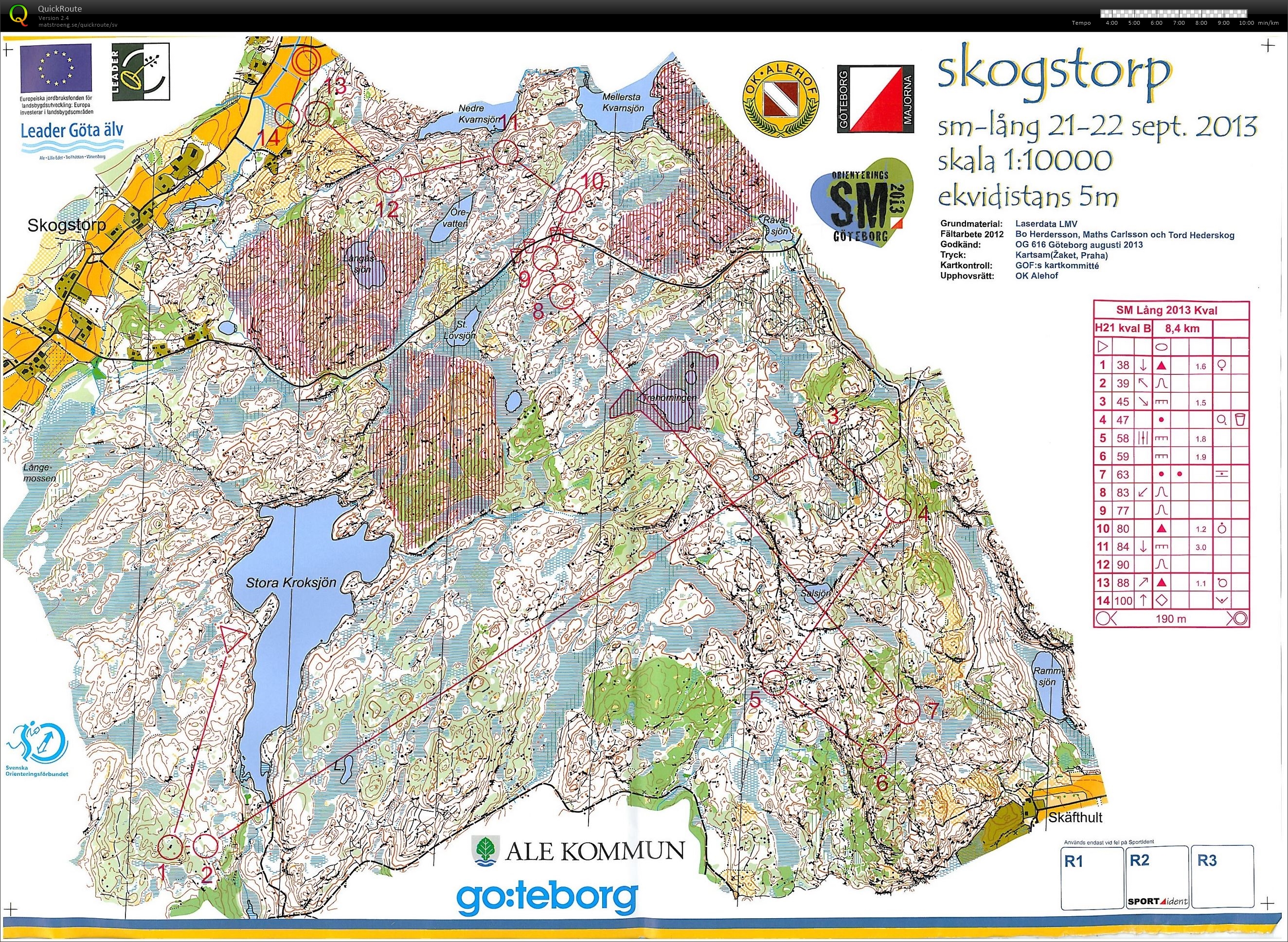 Lång-SM, kval (21.09.2013)