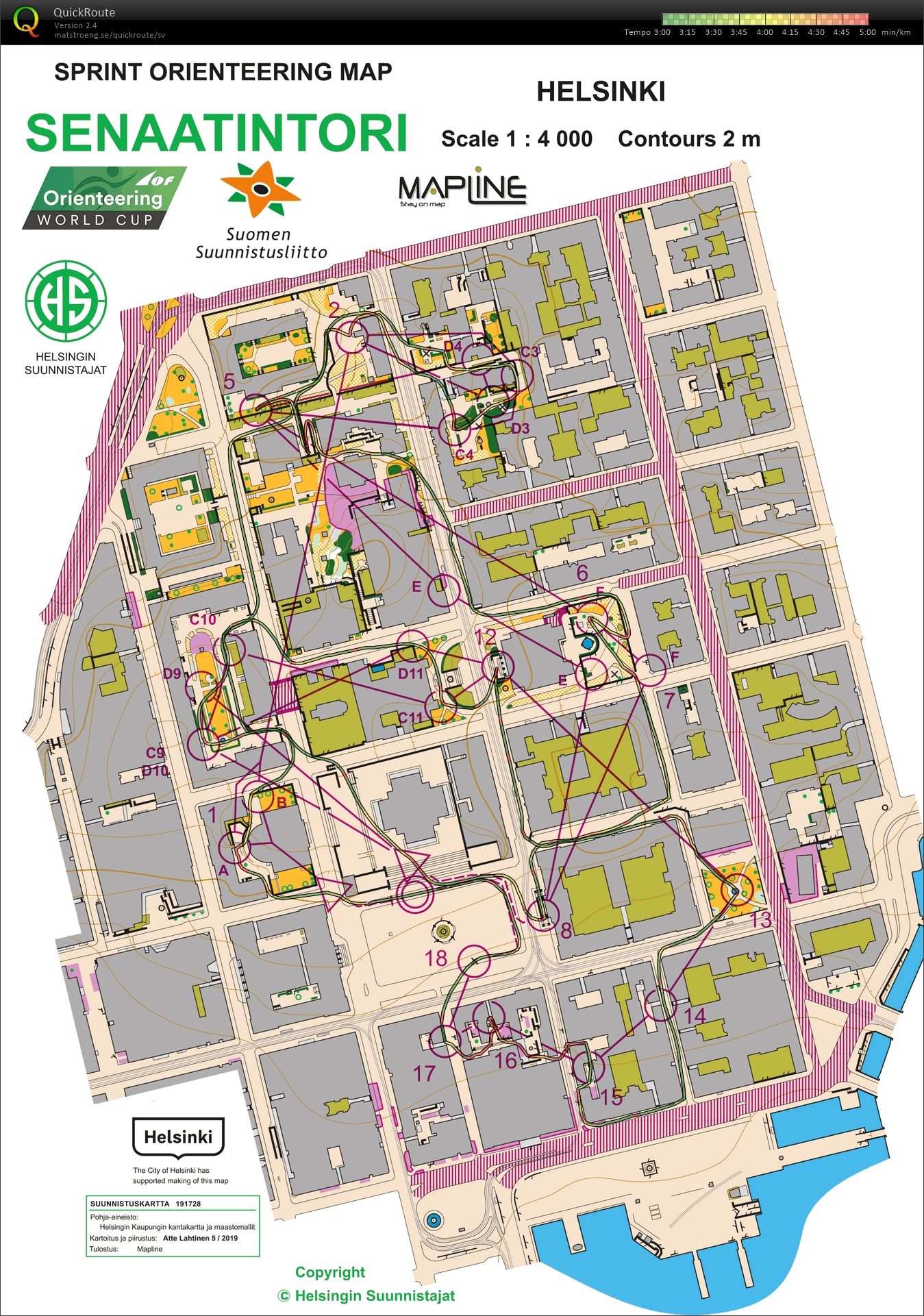 Världscup, sprintstafett (2019-06-11)