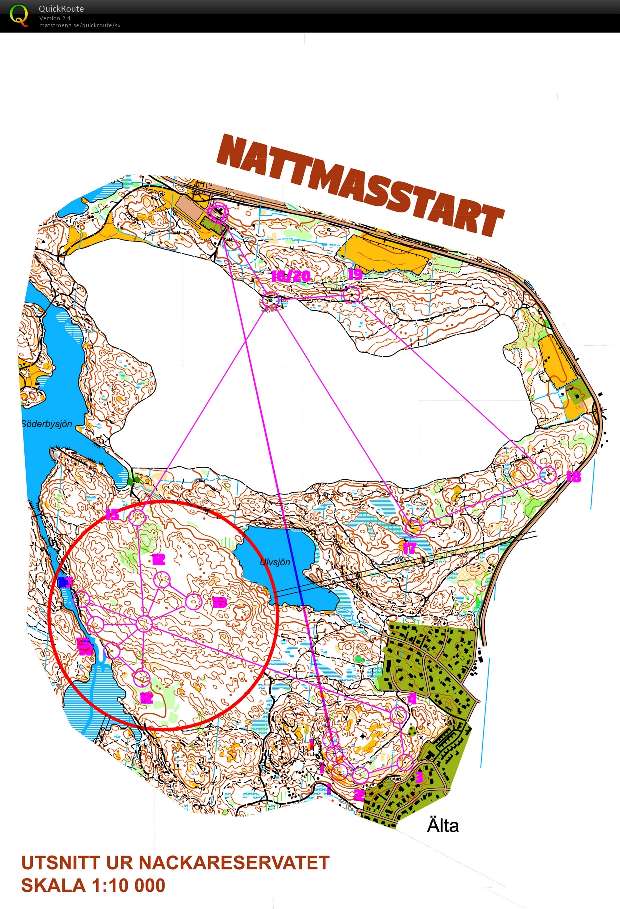 Träningshelg #1: Nattmasstart (2019-12-06)