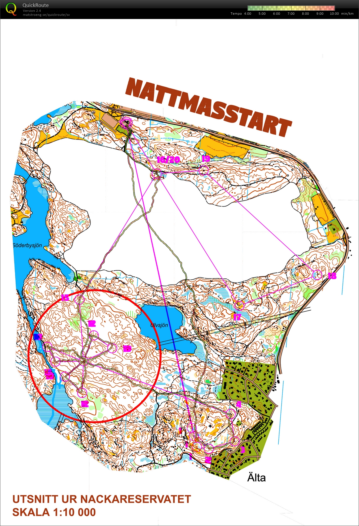 Träningshelg #1: Nattmasstart (2019-12-06)