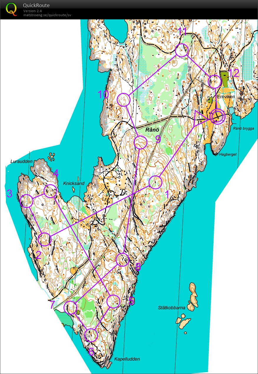 Rånö Skärgårdsorientering: Juli (2020-07-08)