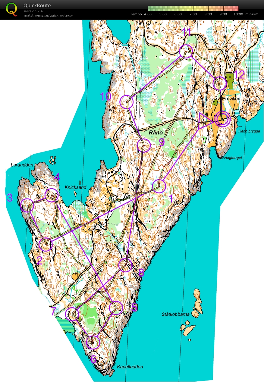 Rånö Skärgårdsorientering: Juli (08.07.2020)