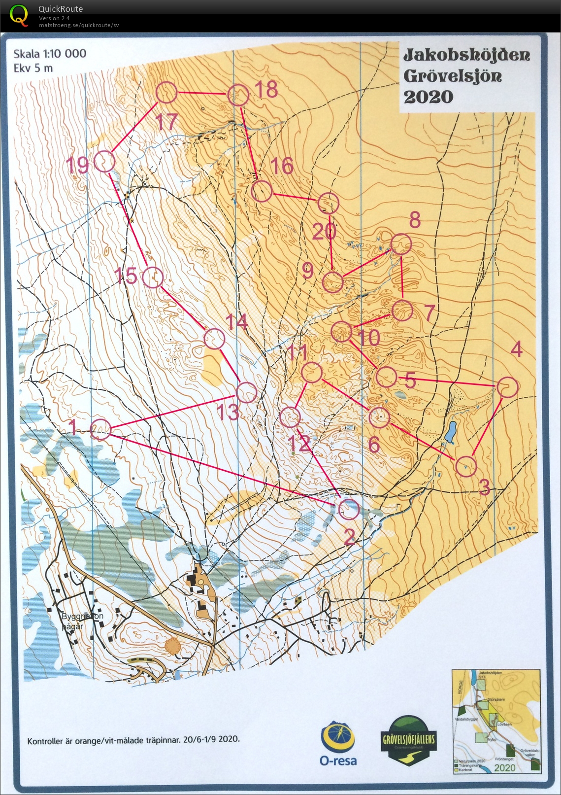 Långpass: Naturpasset Jakobshöjden (26.07.2020)