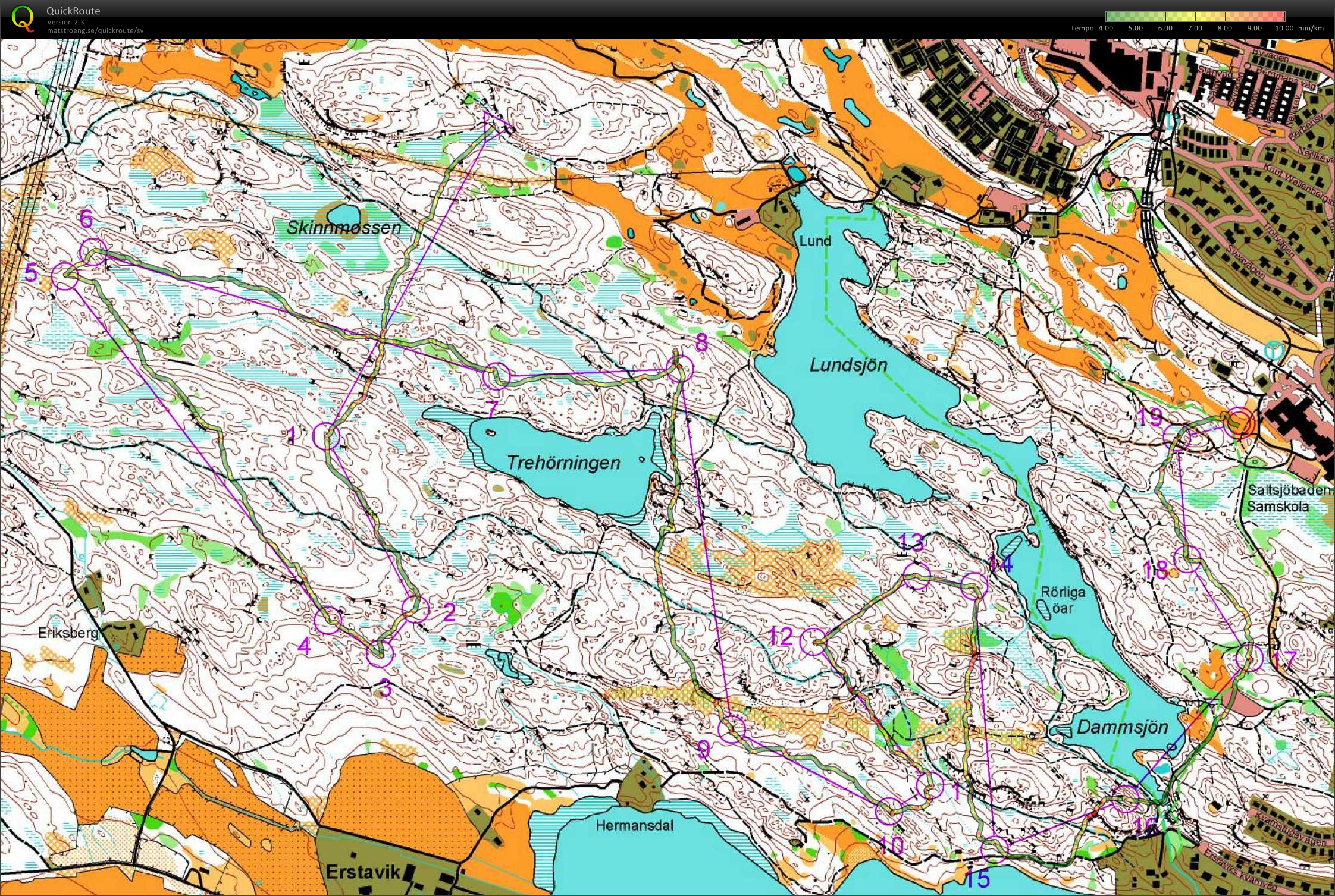 Testlöpning Skol-SM (2010-09-27)