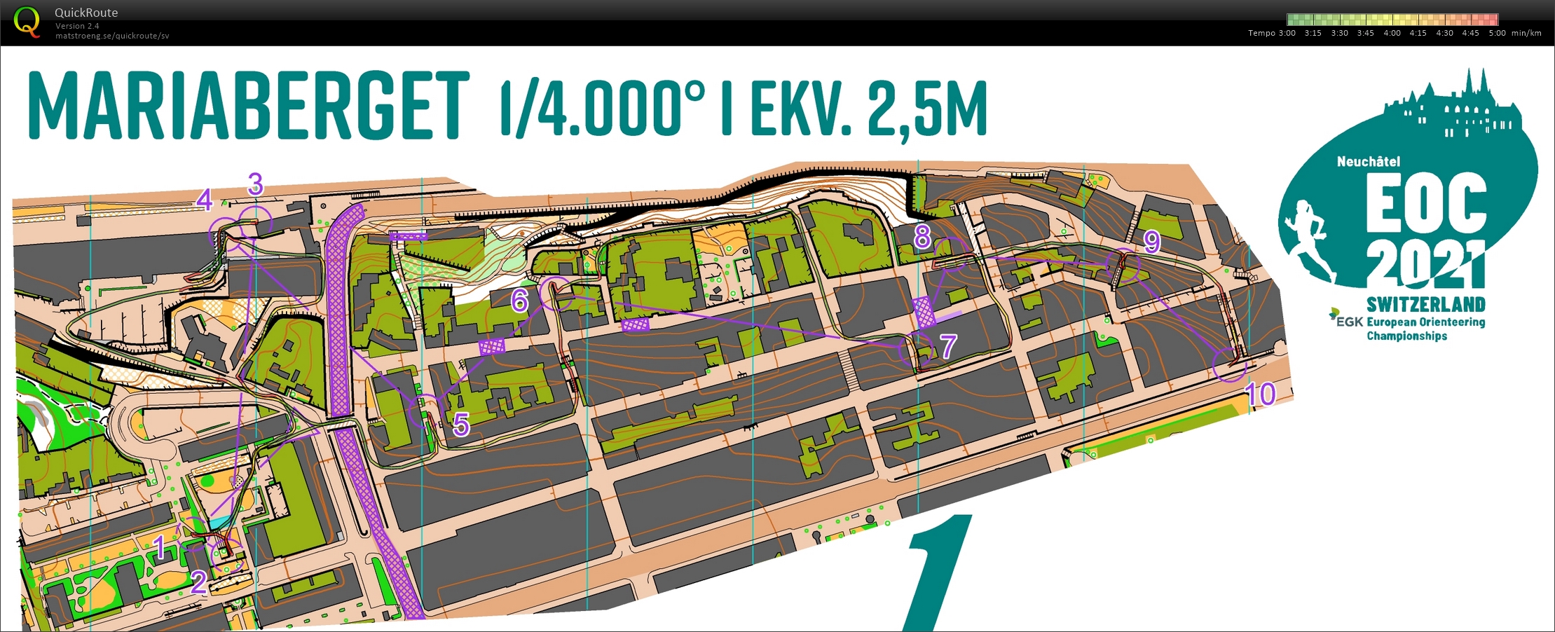 Knockoutsprint, kval 1 (2021-04-17)