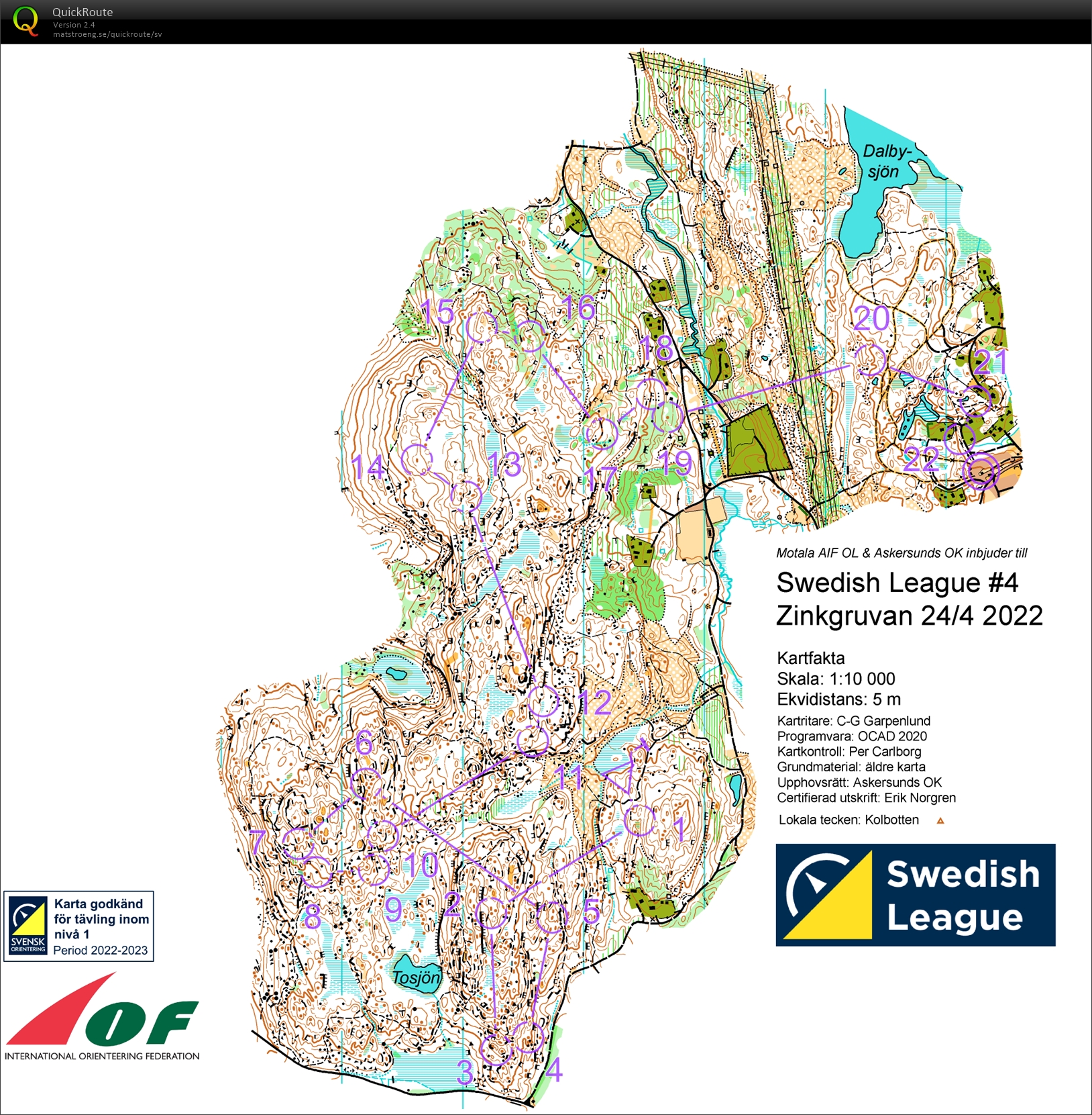 Swedish League #4: Zinkgruvemedeln (24/04/2022)