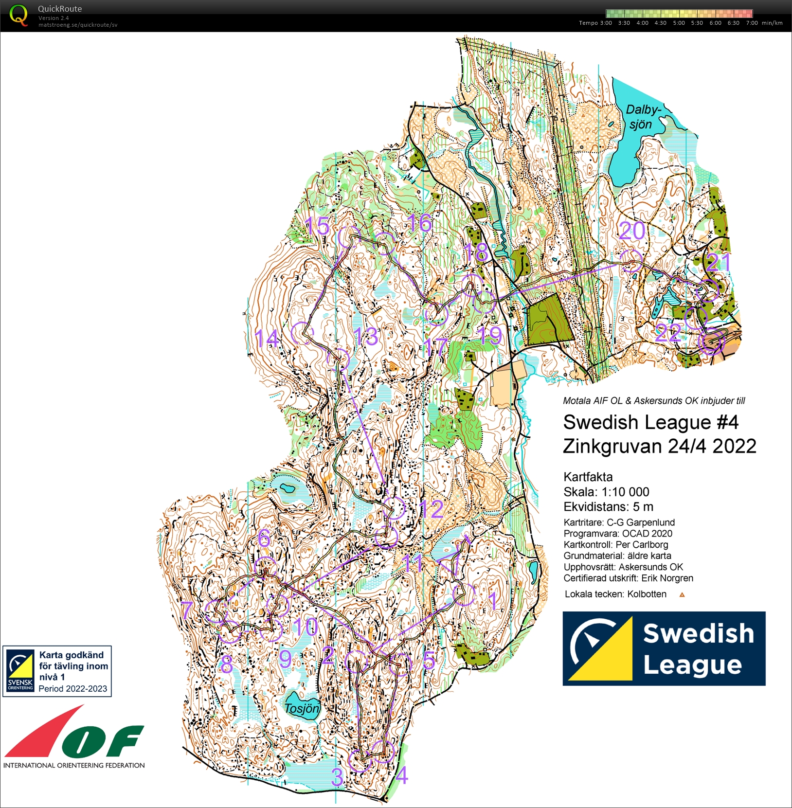 Swedish League #4: Zinkgruvemedeln (24.04.2022)