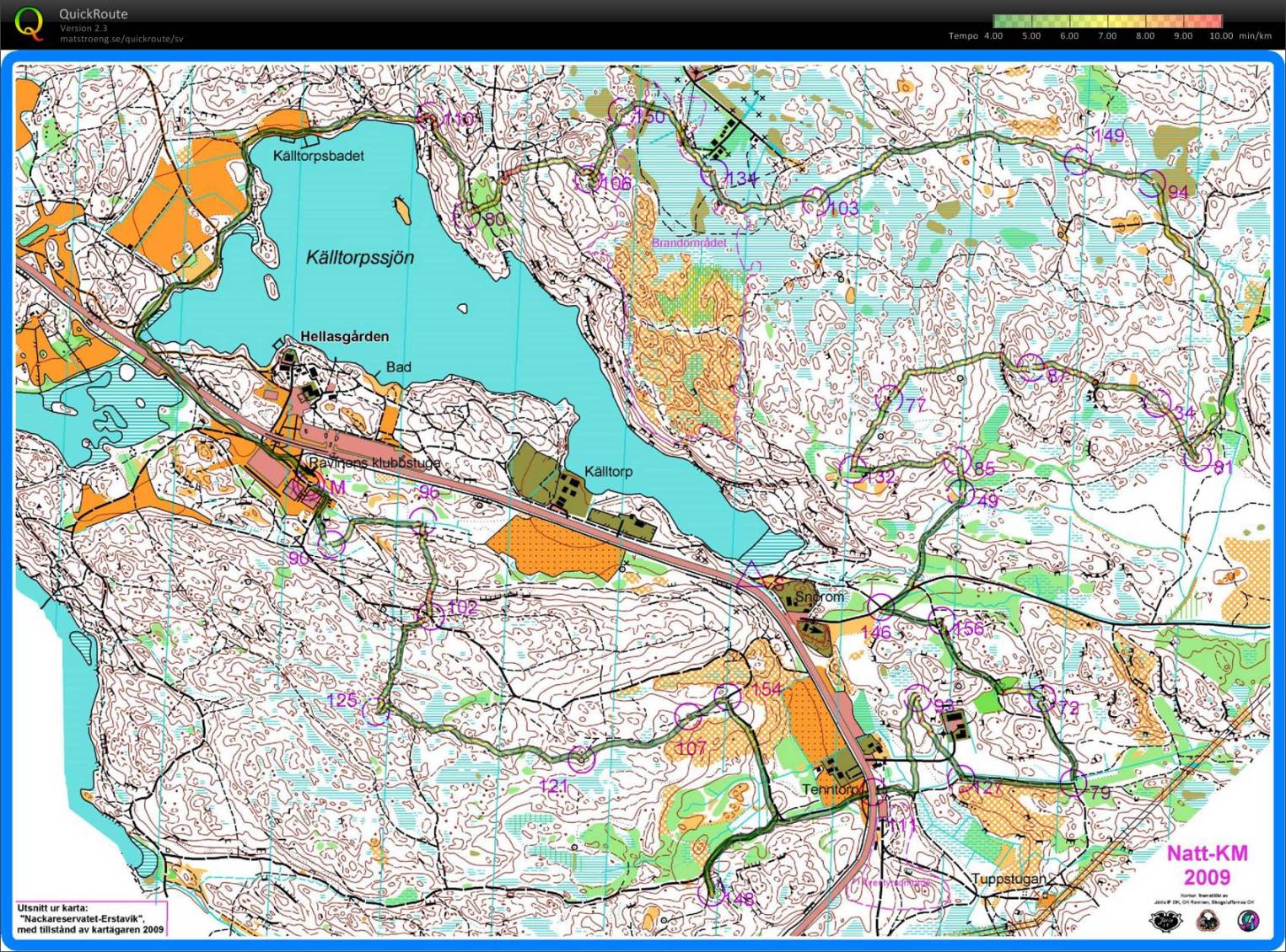 Natt-KM-uthängning (15/10/2009)