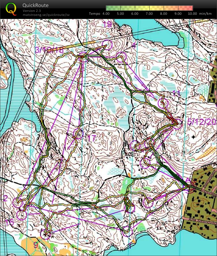 Järla O-tour (23-03-2011)