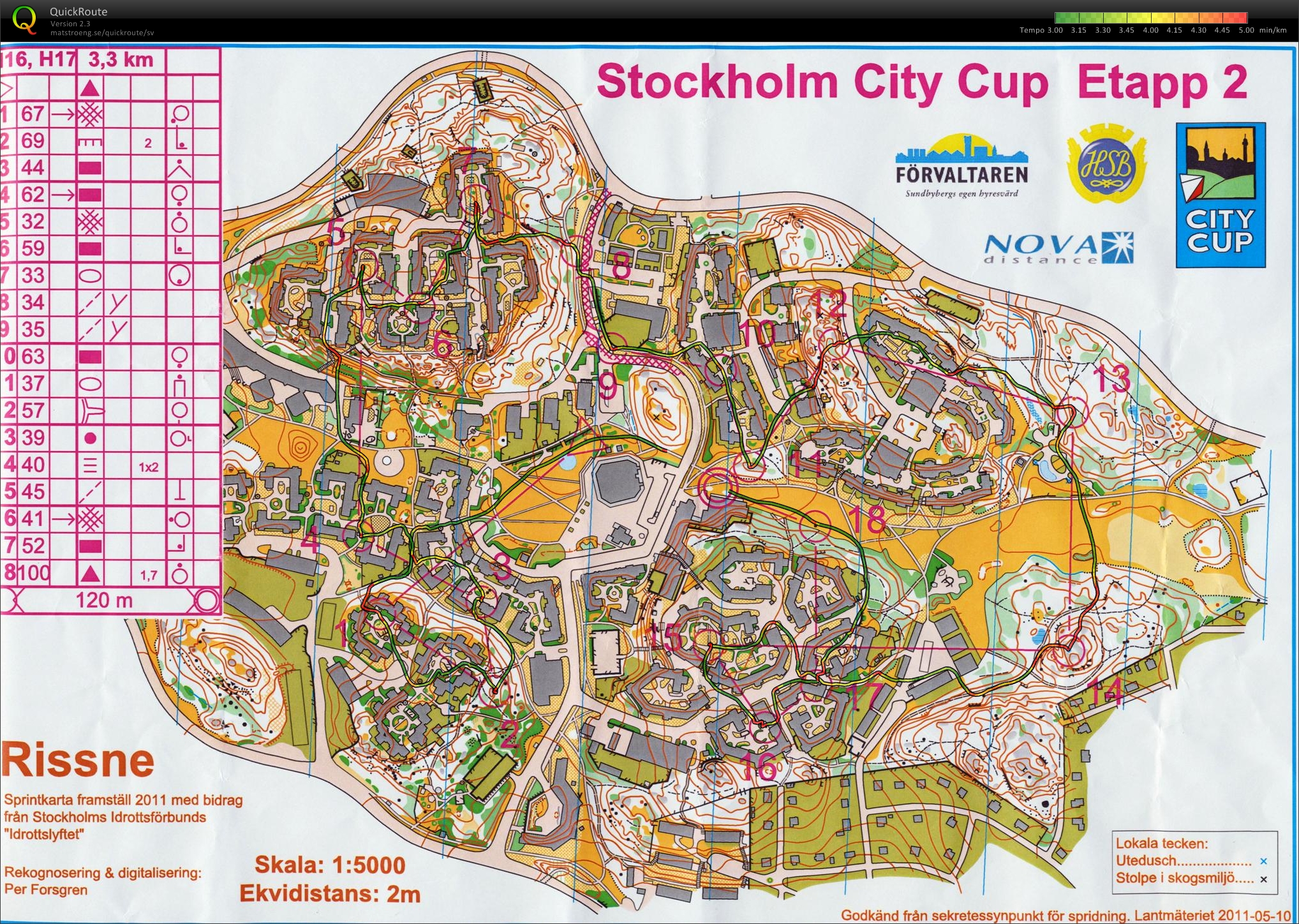 Stockholm City Cup etapp 2 (18/05/2011)