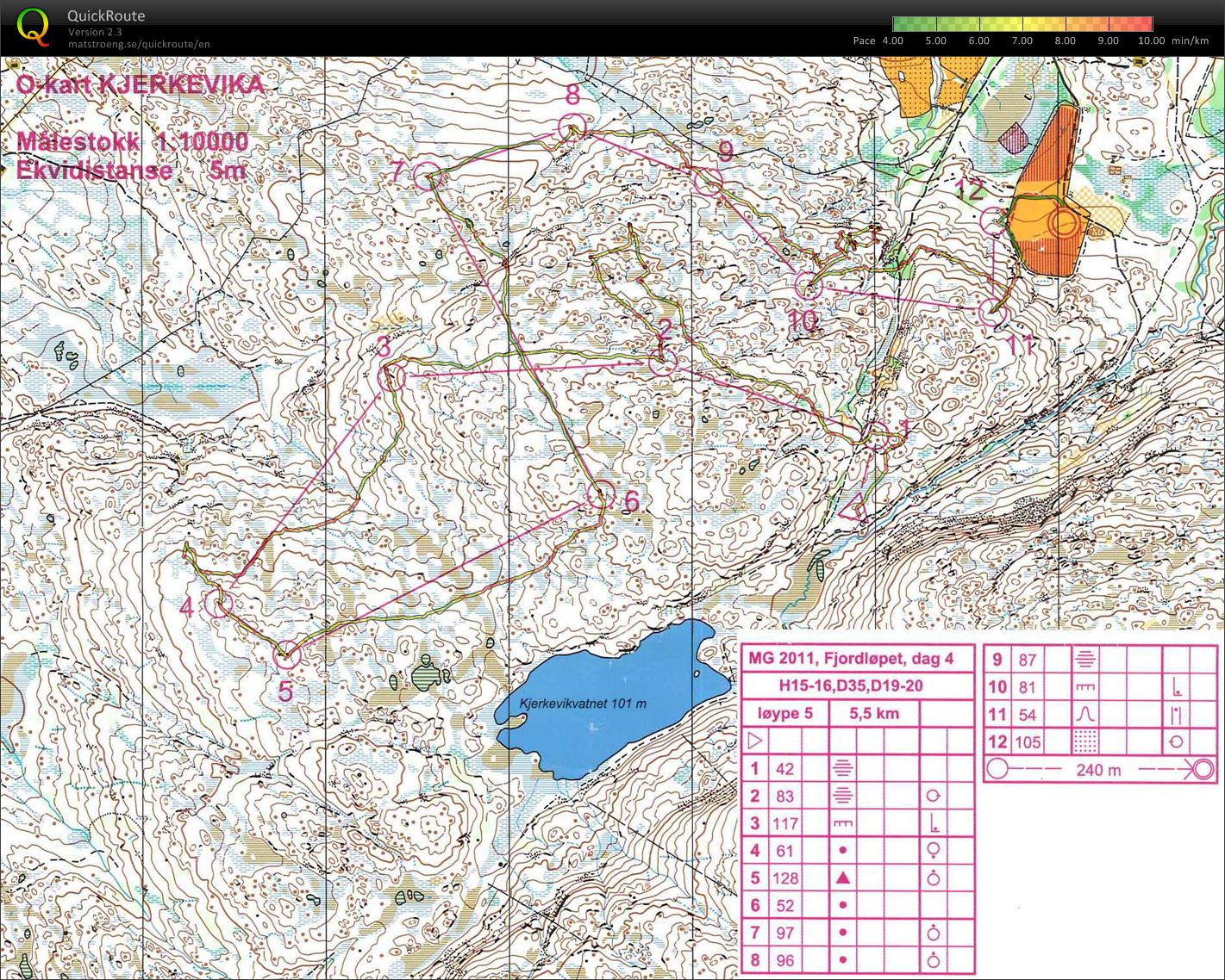 Midnattsolgaloppen, E4, Fjordløpet (2011-07-01)