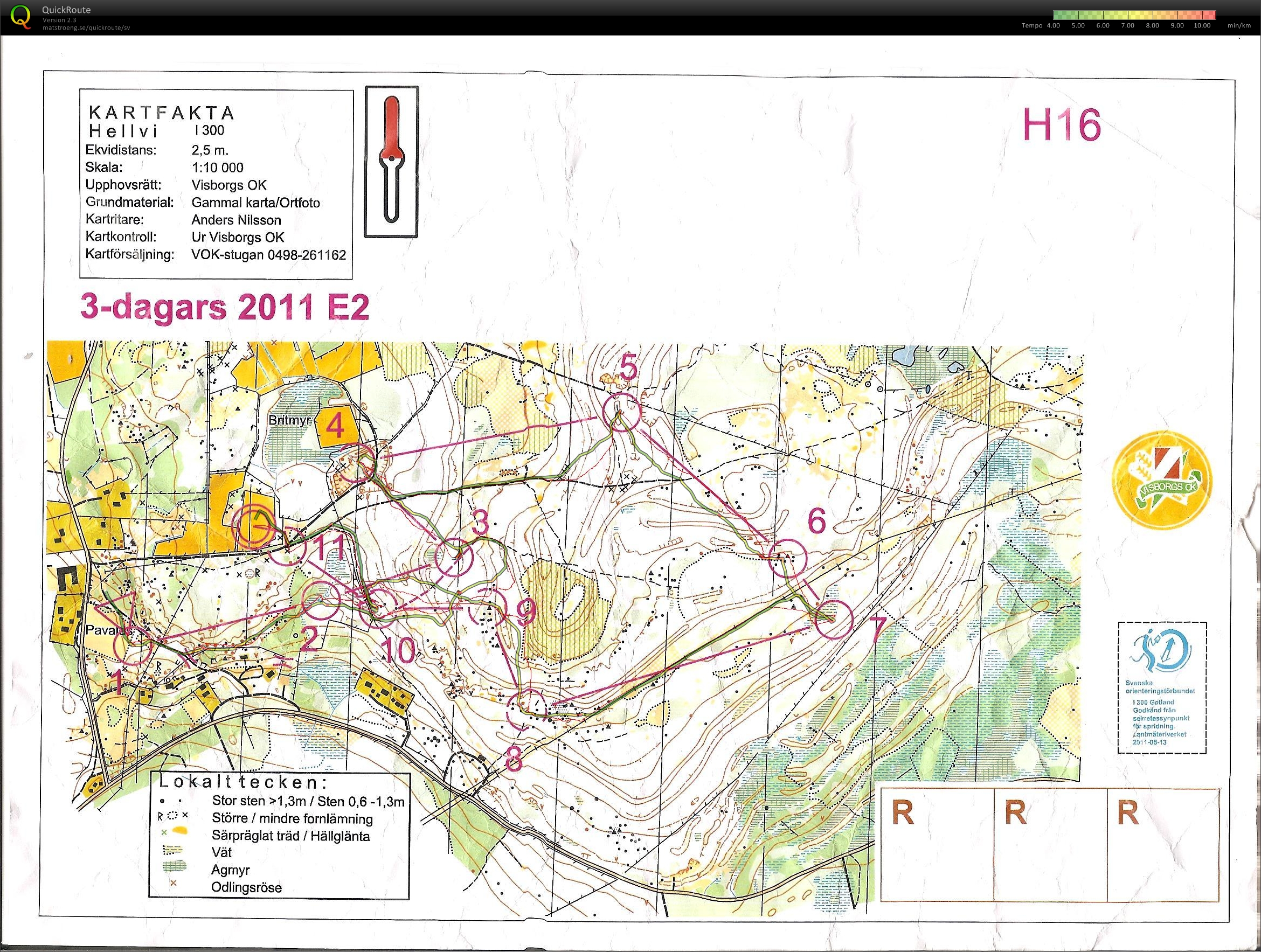 Gotlands Tredagars Etapp 2 (13.07.2011)