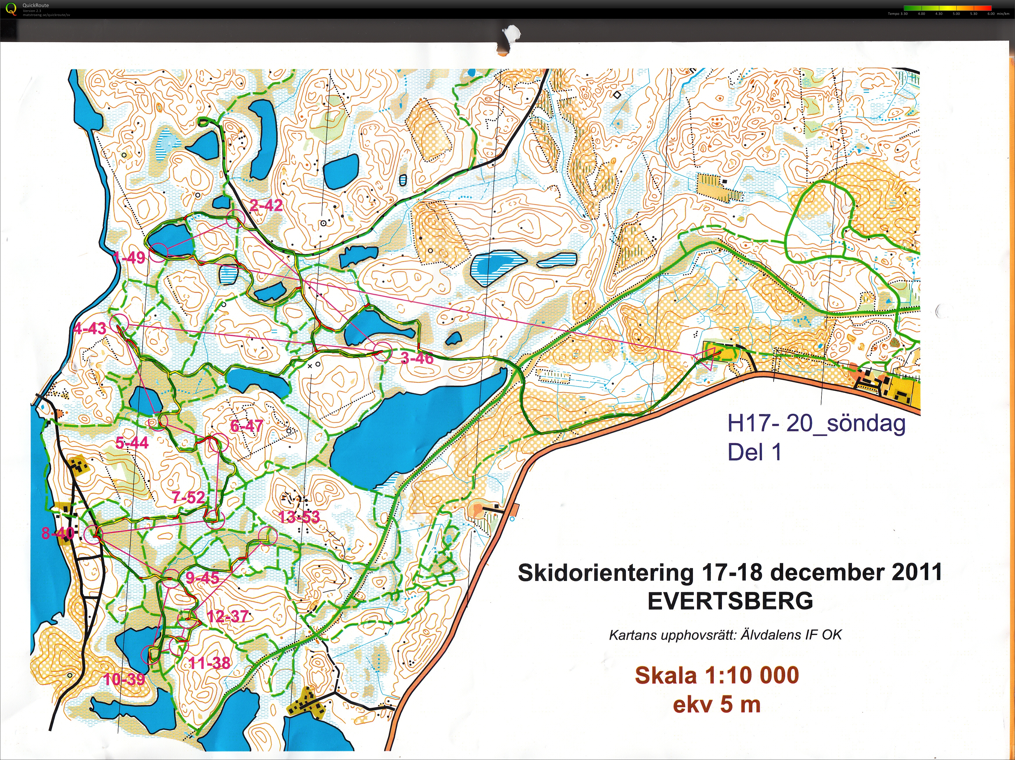 Evertsberg Skid-O Lång Del 1 (17-12-2011)