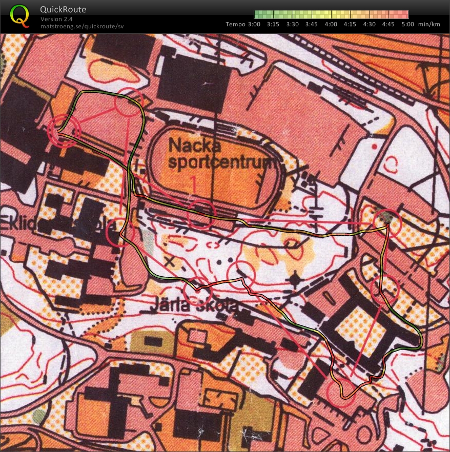 Nattsprintintervaller, slinga 1 (10-01-2012)