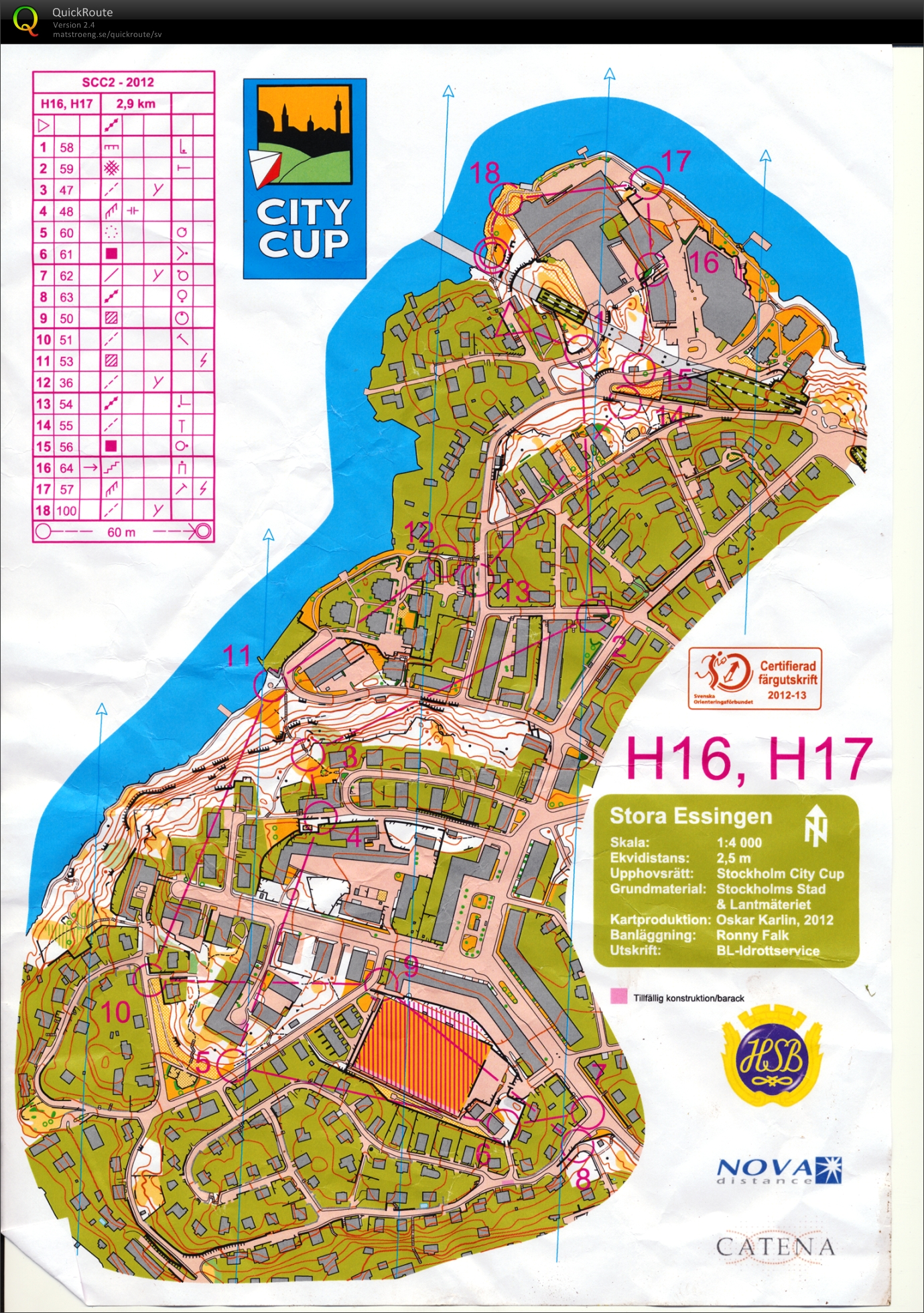 Stockholm City Cup, etapp 2 (2012-05-30)